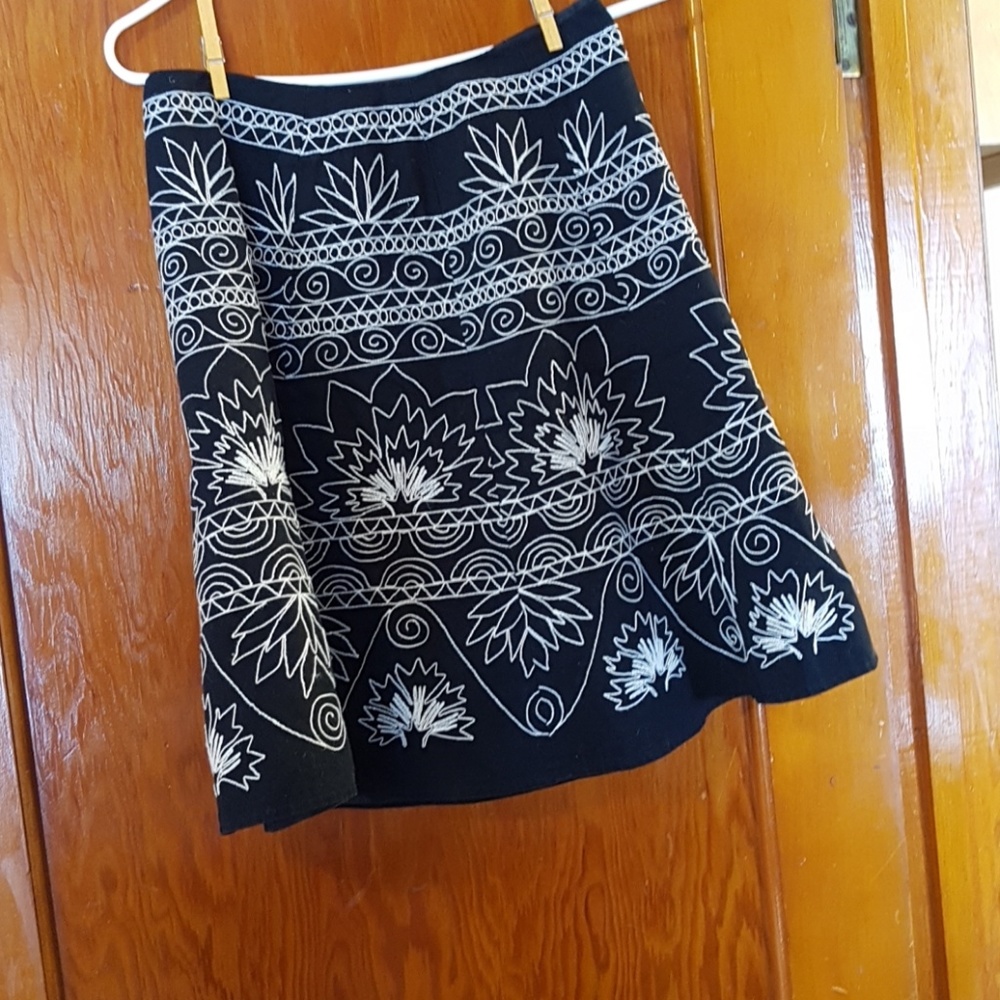 Knee length skirt